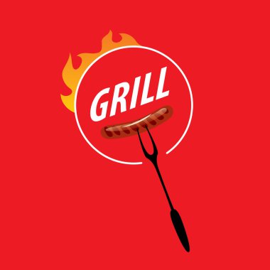 Barbekü partisi logosu