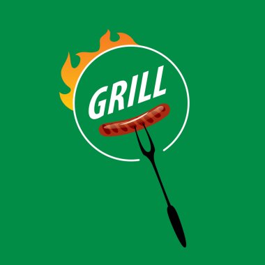 Barbekü partisi logosu