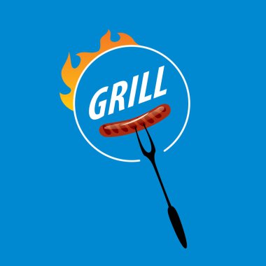 Barbekü partisi logosu
