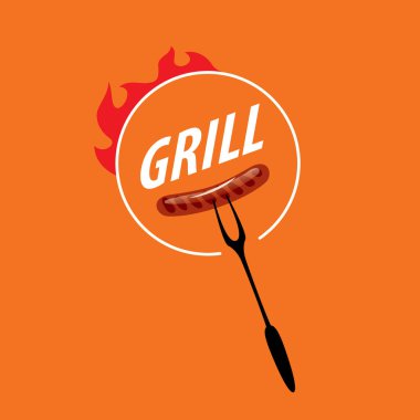 Barbekü partisi logosu