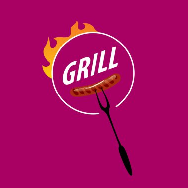 Barbekü partisi logosu