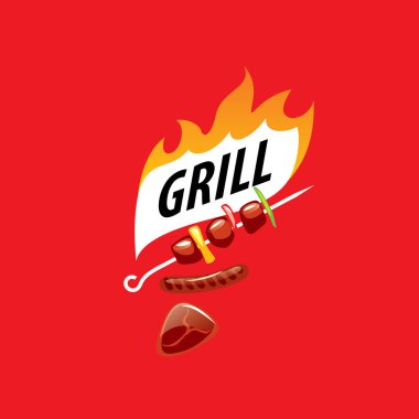 Barbekü partisi logosu