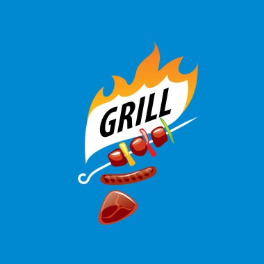 Barbekü partisi logosu