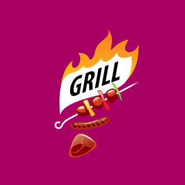 Barbekü partisi logosu