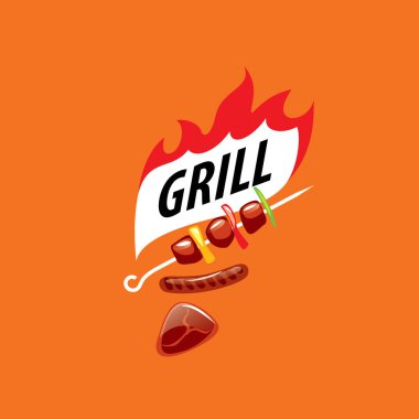 Barbekü partisi logosu
