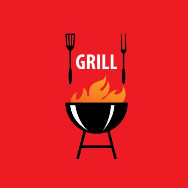 Barbekü partisi logosu