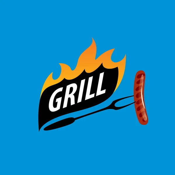 Grill party logo — Wektor stockowy