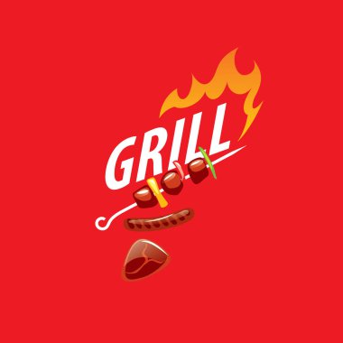 Barbekü partisi logosu