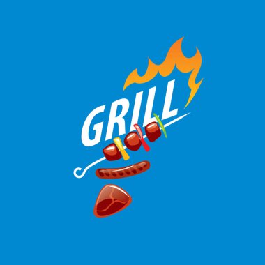 Barbekü partisi logosu