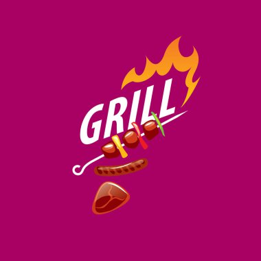 Barbekü partisi logosu