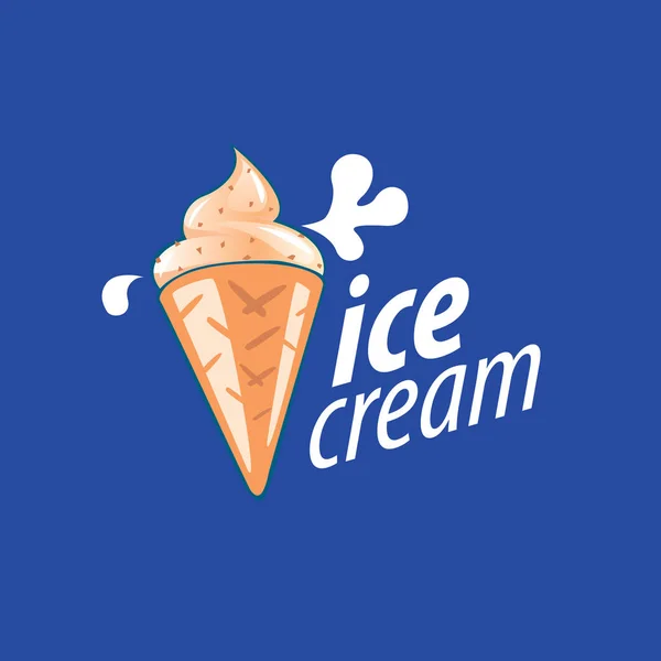 Logo crème glacée — Image vectorielle