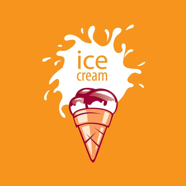Logo-Eis — Stockvektor