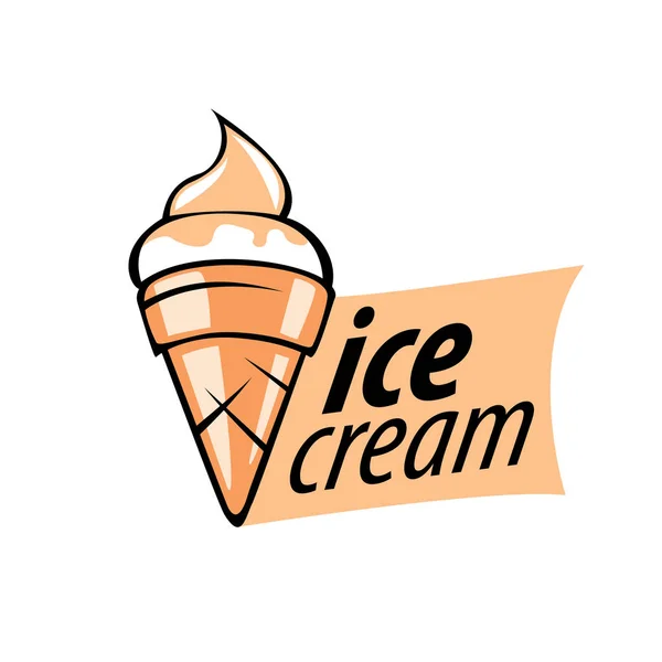 Logo crème glacée — Image vectorielle