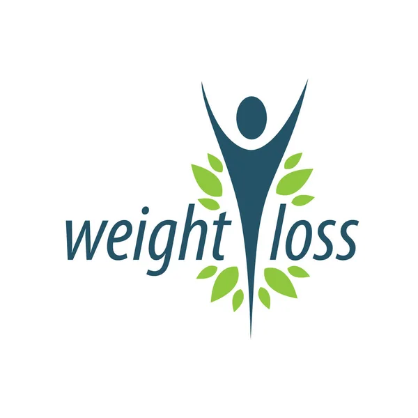 Weight loss logo — Stock Vector