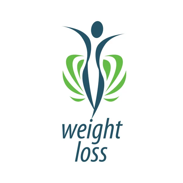 Weight loss logo — Stock Vector