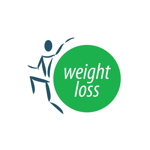 重量損失のロゴ — ストックベクタ