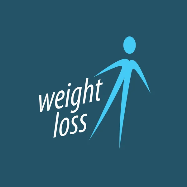 重量損失のロゴ — ストックベクタ