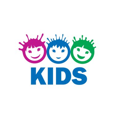 vektör logo çocuklar