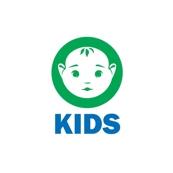 Vector logo kinderen — Stockvector