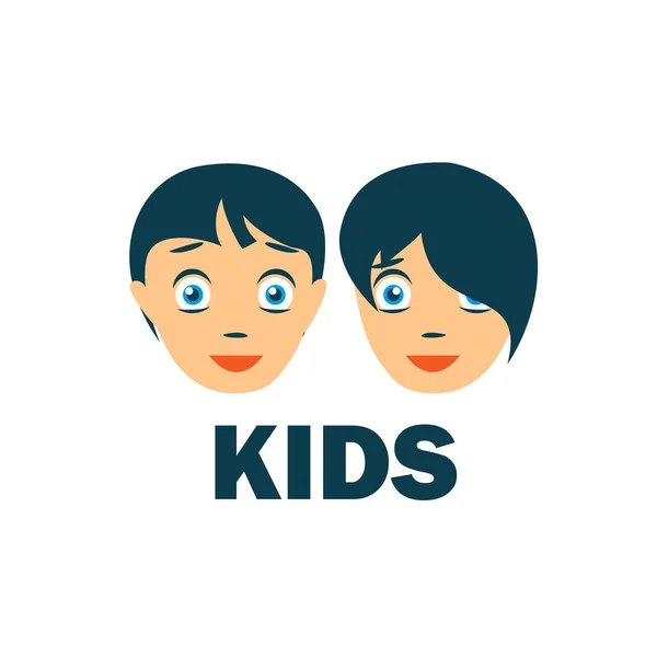 Διάνυσμα λογότυπο kids — Διανυσματικό Αρχείο