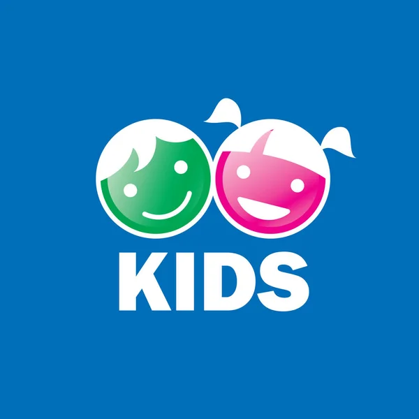 Logo vectoriel enfants — Image vectorielle