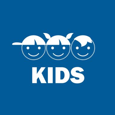 vektör logo çocuklar