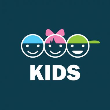 vektör logo çocuklar