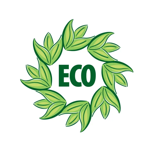 ロゴのベクトルのエコ — ストックベクタ