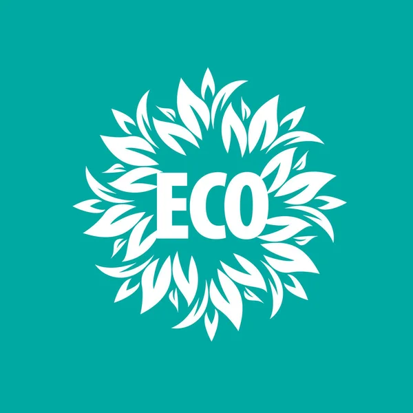 Вектор логотипа eco — стоковый вектор