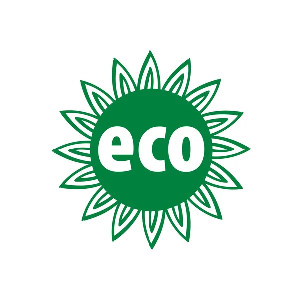 Eco vektorové logo — Stockový vektor