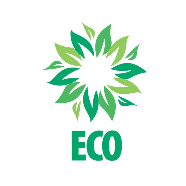 Logotipo vetor eco — Vetor de Stock