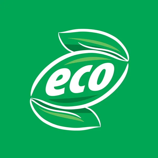 Logotipo vectorial eco — Archivo Imágenes Vectoriales