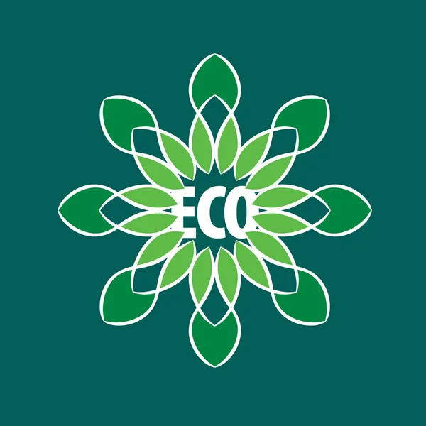 Logo vecteur eco — Image vectorielle