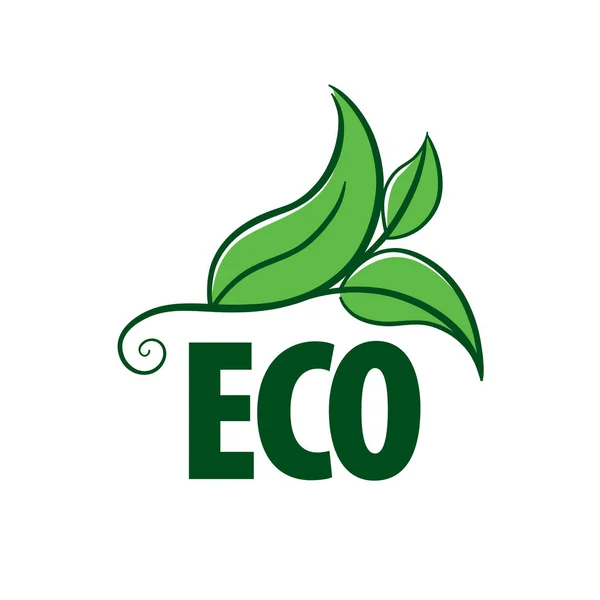 Logo vettore eco — Vettoriale Stock