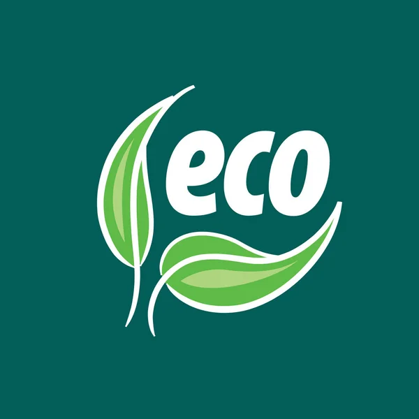 Logotipo vectorial eco — Archivo Imágenes Vectoriales