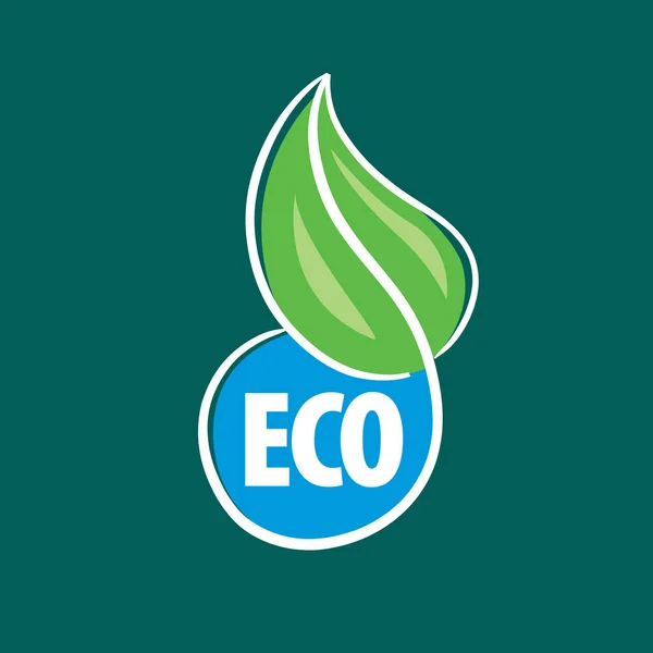 Logo vector eco — Stock Vector