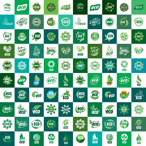 вектор логотипа eco
