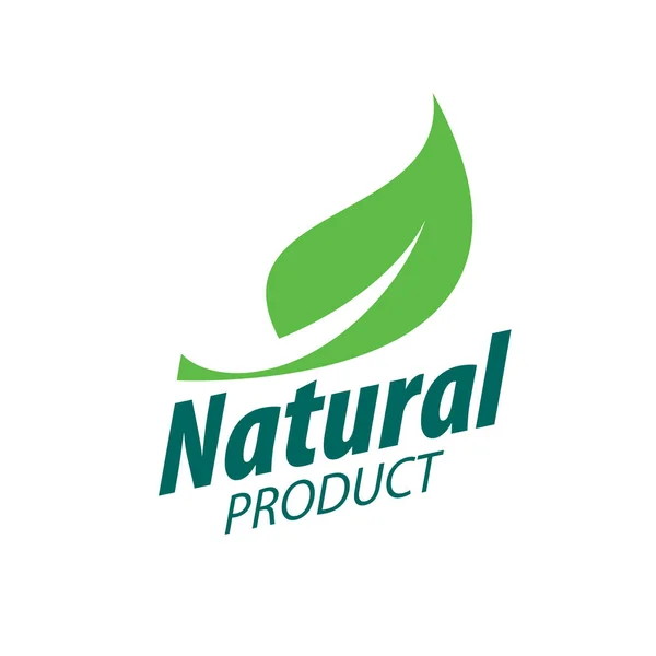 Logo természetes termék — Stock Vector