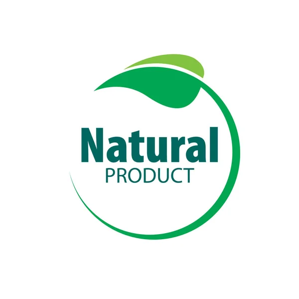 Logo natural product — Stock Vector