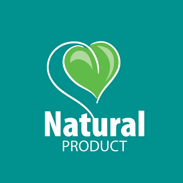 Logo produto natural —  Vetores de Stock