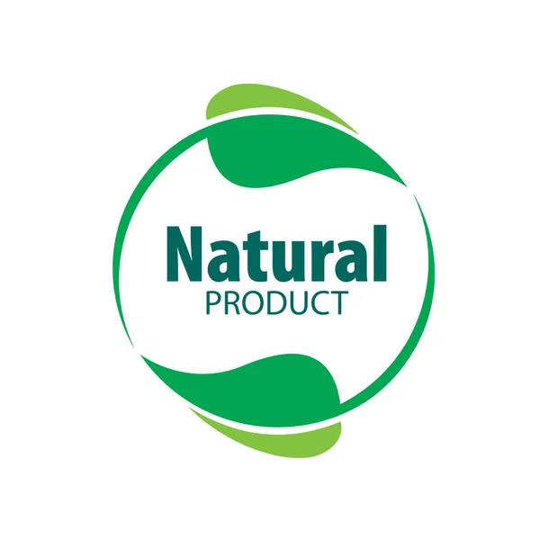 Logo Producto natural — Vector de stock