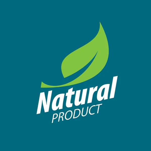 Logo Producto natural — Vector de stock