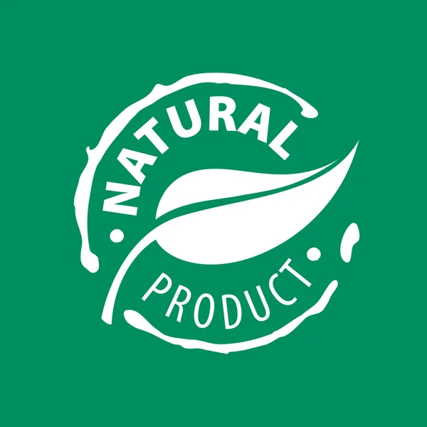 Logo naturalny produkt — Wektor stockowy