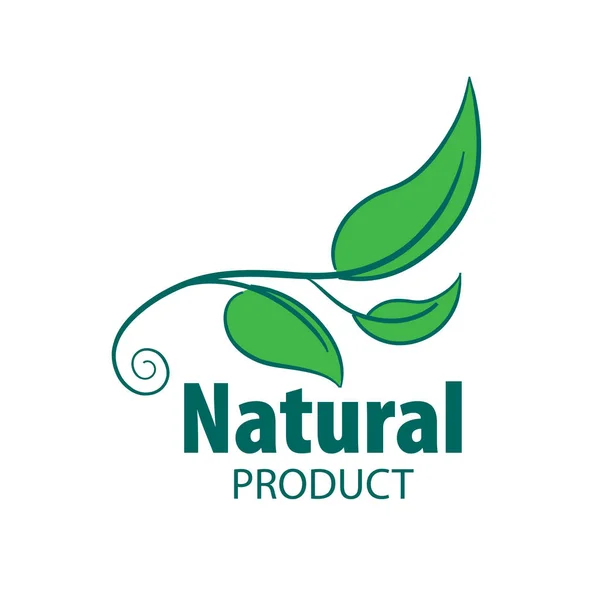 Logo Producto natural — Archivo Imágenes Vectoriales