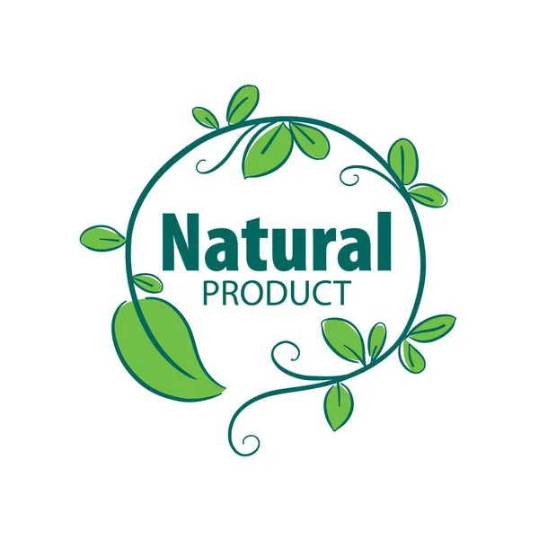Logo Naturprodukt — Stockvektor