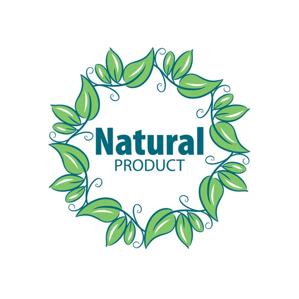 Logo Naturprodukt — Stockvektor