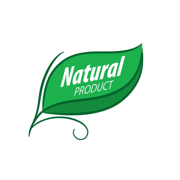 Logo natural product — Stock Vector