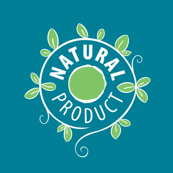 Logo Naturprodukt — Stockvektor