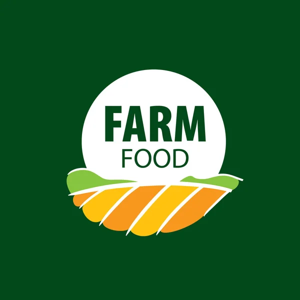 Logo farm food — Stock Vector