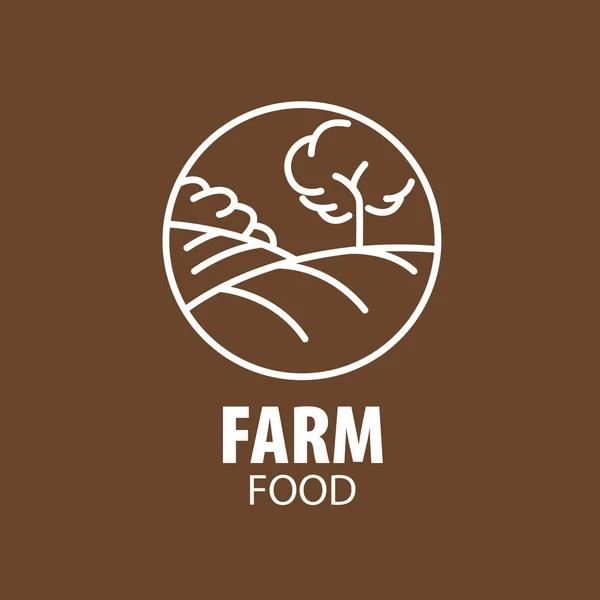 Logo farm food — Stock Vector